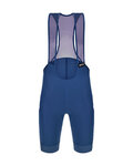 SANTINI Kurze Fahrradhose mit Trägern - RTR - Blau