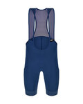 SANTINI Kurze Fahrradhose mit Trägern - RTR - Blau