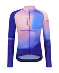 SANTINI Langarm Fahrradtrikot für den Sommer - LUCE - Blau