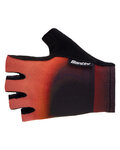 SANTINI Fingerlose Fahrradhandschuhe - LUCE - Rot