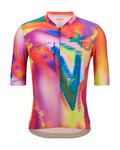 SANTINI Kurzarm Fahrradtrikot - UNICO - Rot/Gelb/Orange