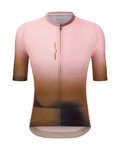 SANTINI Kurzarm Fahrradtrikot - LUCE - Braun/Rosa
