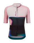 SANTINI Kurzarm Fahrradtrikot - LUCE - Schwarz/Rosa