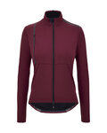 SANTINI Fahrrad-Thermojacke - VEGA - bordeaux