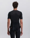 SANTINI Kurzarm Fahrrad-Shirt - DRY - Schwarz