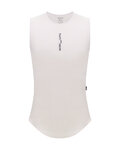 SANTINI Ärmelloses Fahrrad-Shirt - DELTA - Weiß