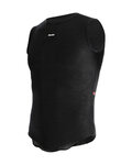SANTINI Ärmelloses Fahrrad-Shirt - DRY - Schwarz