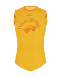 SANTINI Ärmelloses Fahrrad-Shirt - UCI EYES - Orange