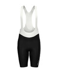 SANTINI Kurze Fahrradhose mit Trägern - AERO RACE - Schwarz
