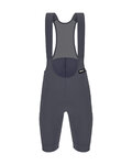 SANTINI Kurze Fahrradhose mit Trägern - RTR - Grau