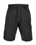 SANTINI Fahrradshorts ohne Träger - MTB - Schwarz
