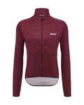 SANTINI Winddichte Fahrradjacke - NEBULA - bordeaux