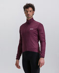 SANTINI Winddichte Fahrradjacke - NEBULA - bordeaux