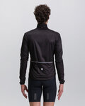 SANTINI Winddichte Fahrradjacke - NEBULA  - Schwarz