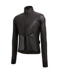 SANTINI Winddichte Fahrradjacke - REDUX LITE  - Schwarz