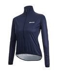 SANTINI Winddichte Fahrradjacke - NEBULA - Blau