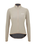 SANTINI Fahrrad-Thermojacke - GUARD NIMBUS - Beige