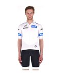 SANTINI Kurzarm Fahrradtrikot - TDF BEST YOUNG RIDER - Weiß
