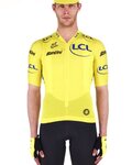 SANTINI Kurzarm Fahrradtrikot - TDF LEADER - Gelb