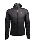SCOTT wasserfeste Jacke - RC RUN WP - Schwarz/Gelb