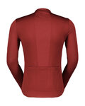 SCOTT Langarm Fahrradtrikot für den Sommer - ENDURANCE 10 - bordeaux