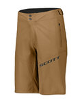 SCOTT Fahrradshorts ohne Träger - ENDURANCE LS/FIT W/PAD - Beige