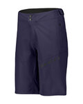 SCOTT Fahrradshorts ohne Träger - ENDURANCE LS/FIT W/PAD - Lila