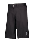 SCOTT Fahrradshorts ohne Träger - TRAIL FLOW W/PAD - Schwarz