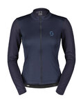 SCOTT Langarm Fahrradtrikot für den Sommer - ENDURANCE 10 L/SL W - Blau