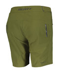 SCOTT Fahrradshorts ohne Träger - ENDURANCE LS/FIT W/PAD - Grün