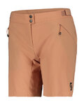 SCOTT Fahrradshorts ohne Träger - ENDURANCE LS/FIT W/PAD W - Beige