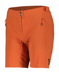SCOTT Fahrradshorts ohne Träger - ENDURANCE LS/FIT W/PAD W - Orange