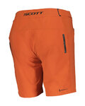 SCOTT Fahrradshorts ohne Träger - ENDURANCE LS/FIT W/PAD W - Orange
