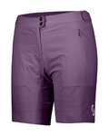 SCOTT Fahrradshorts ohne Träger - ENDURANCE LS/FIT W/PAD - Lila