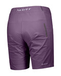 SCOTT Fahrradshorts ohne Träger - ENDURANCE LS/FIT W/PAD - Lila