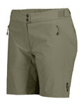 SCOTT Fahrradshorts ohne Träger - ENDURANCE LS/FIT W/PAD W - Grün
