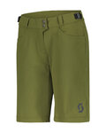 SCOTT Fahrradshorts ohne Träger - TRAIL FLOW W/PAD W - Grün