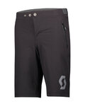 SCOTT Fahrradshorts ohne Träger - TRAIL 10 LS/FIT W/PAD JR - Schwarz