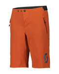 SCOTT Fahrradshorts ohne Träger - TRAIL 10 LS/FIT W/PAD JR - Orange