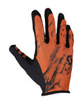 SCOTT Langfinger-Fahrradhandschuhe - TRACTION - Orange/Schwarz