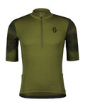 SCOTT Kurzarm Fahrradtrikot - GRAVEL 10 - Grün