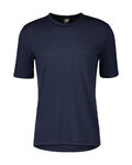 SCOTT Kurzarm Fahrrad-Shirt - COMMUTER MERINO - Blau