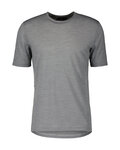 SCOTT Kurzarm Fahrrad-Shirt - COMMUTER MERINO - Grau