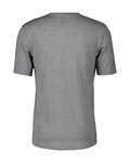 SCOTT Kurzarm Fahrrad-Shirt - COMMUTER MERINO - Grau