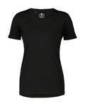 SCOTT Kurzarm Fahrrad-Shirt - TEE COMMUTER MERINO W - Schwarz