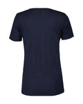 SCOTT Kurzarm Fahrrad-Shirt - TEE COMMUTER MERINO W - Blau