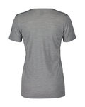 SCOTT Kurzarm Fahrrad-Shirt - TEE COMMUTER MERINO W - Grau