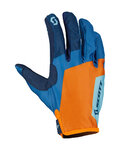 SCOTT Langfinger-Fahrradhandschuhe - 350 RACE EVO JUNIOR - Blau/Orange