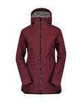 SCOTT wasserfeste Jacke - TECH COAT 3L W - Rot