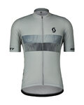 SCOTT Kurzarm Fahrradtrikot - TEAM 10 - Grau
